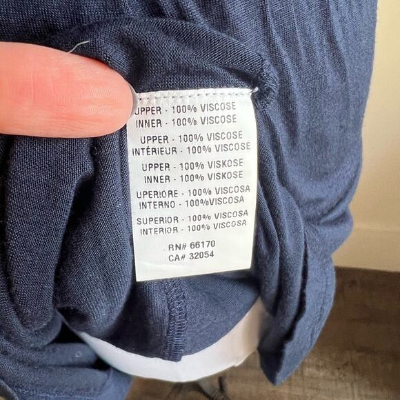 Anthropologie Bl^nk London Meridian Blue Drop Waist Long Sleeve Dress - Picture 9 of 9